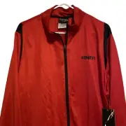 And1 Jacket Mens Size XL Red Full Zip On Collared Pockets New
