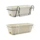 Railing Planter Hanging Planter Flower Pot Deck Window Boxes Planter for