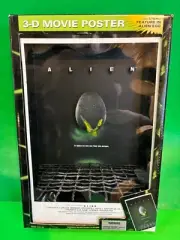 2006 ALIEN 3D Movie Poster with LIGHT-Up Feature - McFarlane MIB