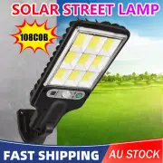 108 COB Solar Flood Light Motion Sensor Security Wall Yard Street Outdoor Lamp