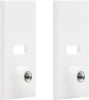 Holicfun Mounting Plate Adapter for Spotlight Cam Pro and Spotlight Cam Plus, Works with Standard 1/4 Inch-20 Threaded Camera Mounts (2-Pack, White)