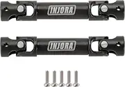 INJORA Hardened Steel Drive Shafts with D-Shaped Holes for FMS FCX24 Upgrade 1/24 RC Crawler
