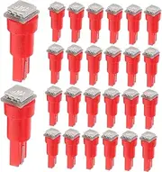 30 Pcs Motorcycle Instrument Light Led Turn Signal Lights Small Bulbs Motorbike Gauge Lamp Motorbike Bulb Gauge Lamp Glowing Decoration for Motocyle Red Plastic