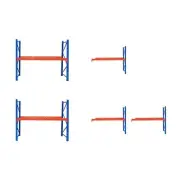 Pallet Rack System Heavy Duty Shelving for Warehouses, Retail Backrooms