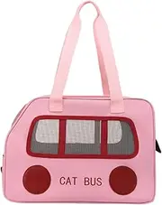 Stgfyxgs Cat Carrier -Bag Kitten Travel Bag Clothing Resistant Foldable Network Handbag Puppy Carrier Bag for Small Animals from Vacation, Pink