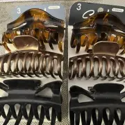 Stylin 3 pc large claw clips 2 packs of 3