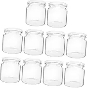 ibasenice 10Pcs Mini Succulent Glass Vases Plant Starter Tubes for Micro Landscapes Decorative Propagation Jars for Indoor Plants for Office Desk and Bookshelf Decor