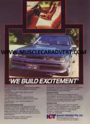1988 HOLDEN COMMODORE VL LE HDT CALAIS A3 ADVERT POSTER SALES BROCHURE AD