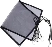 Milisten 2Sets Car Pet Safety Net Mesh Divider Easy to Install Dog Barrier for Backseat Protection Durable and Practical Pet Fence Net for Cars and Suvs