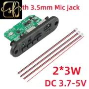DC 5V 10W Bluetooth 5.0 Stereo DIY Car MP3 Player Decoder Board 2*5W Amplifier W