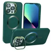 Designed for Case,Skin Material,Drop Protection iPhone 16 Plus Dark Green