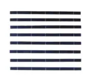 100Pcs Solar Panel Cells Tabbing Wire Polycrystalline Silicon DIY Kit 0.18W