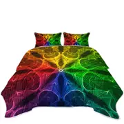 Colorful Illusion Coverlet