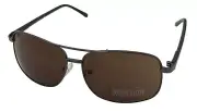 Kenneth Cole Reaction Shiny Gunmetal Mens Metal Retangle Sunglass KC1379. 8E