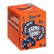 Organic Karma Drinks Gingerella 4 x 250ml – Fresh, healthy organic delivery | Doorstep Organics