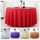 Jacquard Round Table Cloth Circle Tablecloth Wedding Banquet Table Cover Decor