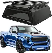 ATATNK 4x4 Offroad Aluminum Hardtop Canopy Shell Truck Tonneau Cover Seal Decked Truck Bed Storage Pickup Canopy Truck Cap Compatible for Tacoma 2023+