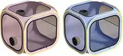 Pet Dryer Box, Enclosed Grooming Cage, Anti Hair Flying Drying Cabin, 19.69x19.69x19.69 Inches Foldable Home Dryer Room Small, Medium Pets for Cat, Dog, Bathing, Post Bath Drying