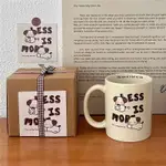 小狗可愛馬克杯有蓋陶瓷杯子馬克情侶水杯INS送給男朋友禮物DOG CUTE MUG WITH LID CERAMIC C