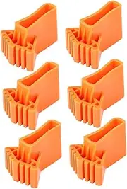Tofficu 6pcs Practical Ladder Foot Cushion Fan Shaped Non Slip Pad Durable Covers for Home Use Protects Floors from Scratches Lightweight and