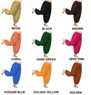 Chiffon Tribal Dance Women Wear Belly Dance Alladin Harem Yoga Pant For Girl C71