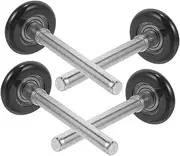 Homoyoyo 4pcs Nylon Garage Door Rollers Precision Wheels with Stem for Smooth Operation Quiet Performance and Enhanced Stability Garage Doors