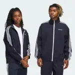 【ADIDAS 愛迪達】外套 男款 女款 中性款 運動立領外套 三葉草 SUPERFIRE TK JK OR 黑 IY1631