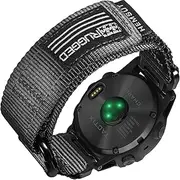 [HEMSUT] Nylon Sports Watch Band, 26mm Military Strap Compatible with Garmin Instinct 3 50mm/Fenix 8 51mm/7X/7X Pro/6X/6X Pro/5X/5X Plus, Tactix 7 Pro/ Delta, Quatix 6X/5X, Descent MK1/MK2, Instinct 2X, Foretrex 601/701, Enduro /Enduro 2/ Enduro 3, D2