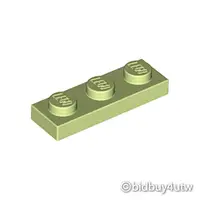 在飛比找蝦皮商城優惠-LEGO零件 薄板磚 1x3 3623 黃綠色 606925