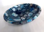 Blue Agate Sink Basin, Agate Bathroom Sink Basin, 14"x9"Kitchen Counter Sink