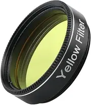 Astronomical Telescope Accessories Light Filter 1.25" Orange Purple Yellow Blue Red Green(Yellow)