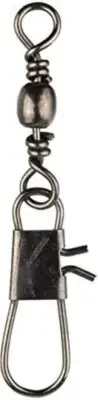 Eagle Claw 01032-001 Barrel Swivel Terminal Tackle, Size 1