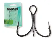 1 Pack of Mustad TG76 Short Shank KVD Elite Triple Grip Treble Fishing Hooks