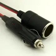 1pc Car Cigarette Cigar Lighter Extension Cable Socket Lead Cord Adapter 12V/24V