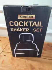 Semderm Cocktail Shaker Set Mixology Bartender Kit.
