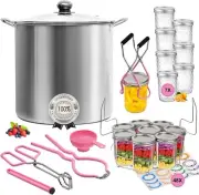 Daiphelim Stainless Steel Canning Kit - 21.5 Quart Water Bath