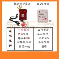 在飛比找蝦皮購物優惠-【祥昌電子】台灣製 TC系列變壓器 110V 220V 升壓