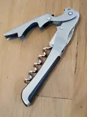 Gulliver Stainless Steel Waiter's Corkscrew WINE BOTTLE OPENER Beer Cap Remover