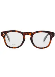 Celine - Round-frame Optical Glasses, Glasses, Brown, Can be Fitted With Prescription Lenses, Designer-stamped Arms One Size