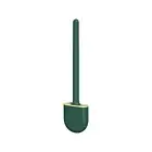 HG (Green)Wall Mounted Toilet Brush Mini Bathroom Toilet Cleaning Brush With Det