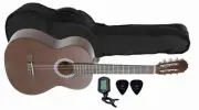 GEWA Basic 3/4-Size Classical Guitar Set - Walnut Finish​ w/ Gig Bag & Tuner