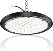 UFO LED High Bay Light 200W, 6500K Led Shop Light, IP66 Waterproof Warehouse Gar