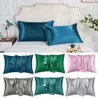 1 Pair Pillow Cases Rectangle Decorative Bedding Pillow Covers Protector