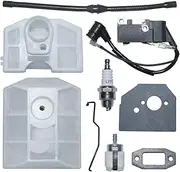 Ignition Coil Air Fuel Filter Line Gasket for Chinese 4500 5200 5800 45cc 52cc 58cc Chainsaw Replacement Spare Part