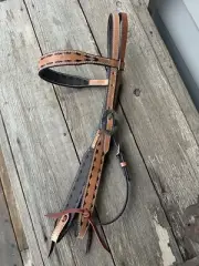 Horse Tack - NEW Teskey’s Buckstitch Leather Western Headstall