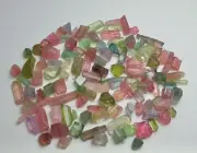 Natural Multi Colour Tourmaline Crystals Afghanistan