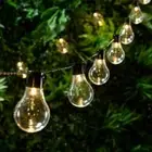 Retro Solar String Light Outdoor Garden LED Festoon Party Globe 20 Bulbs Lamp AU