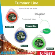 Trimmer Line 8m RED/Green/Blue WHIPPER SNIPPER CORD BRUSHCUTTER