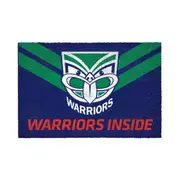 New Zealand NZ Warriors NRL Doormat for Home Man Cave Bar BBQ