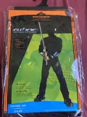 HASBRO Gi Joe Rise Cobra Boys SNAKE EYES Muscle Costume Small 4-6X New Vintage